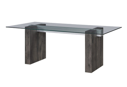D4238DT - Dining Table Base - Dark Brown