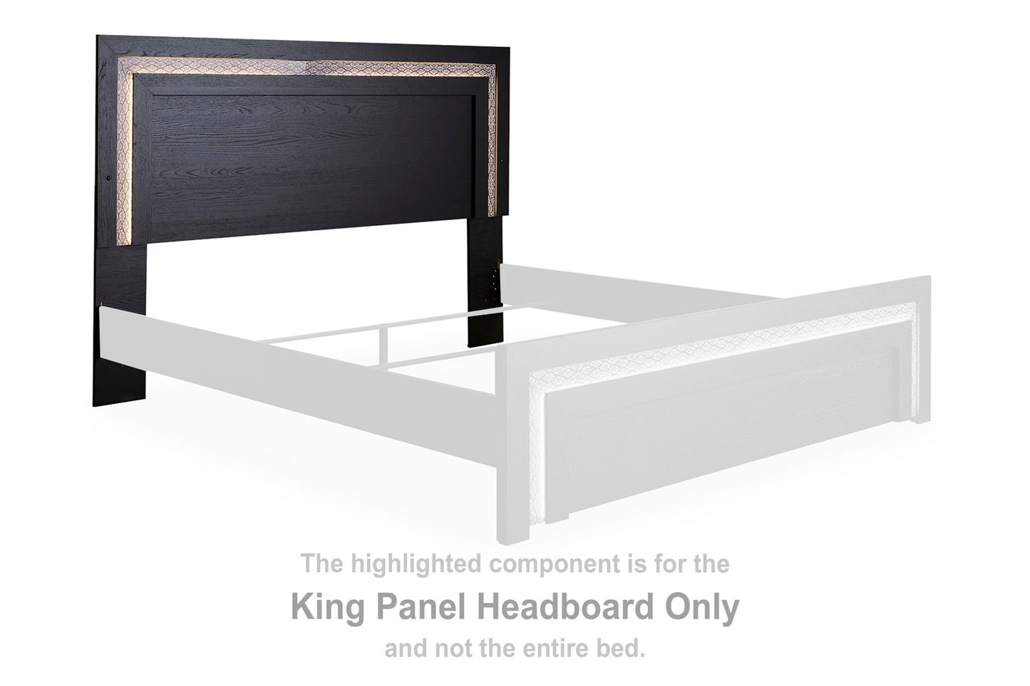 Brizmore - King Panel Headboard - Black