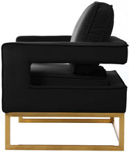 Load image into Gallery viewer, Noah - Accent Chair with Gold Legs
