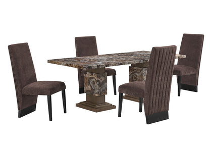 D12DT - Dining Table Base - Brown