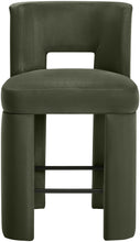 Load image into Gallery viewer, Zuno - Velvet Performance Fabric Upholstered Counter Stool (Set of 2)
