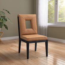 Load image into Gallery viewer, Gwendolyn - Faux Leather Dining Side Chair With Black Frame (Set of 2)
