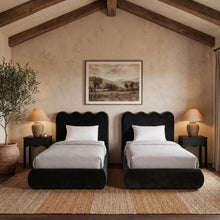 Load image into Gallery viewer, Tempo - Velvet Upholstered Bed
