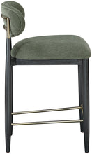 Load image into Gallery viewer, Riccio - Fabric Stool - Black Frame
