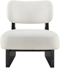 Load image into Gallery viewer, Vetra - Linen Textured Fabric Upholstered Accent Chair With Black Base
