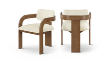 Load image into Gallery viewer, Cedra - Velvet Performance Fabric Upholstered Dining Chair (Set of 2) - Brown Frame
