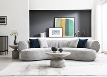 Load image into Gallery viewer, U307 - Modern Curved Sofa - Gray
