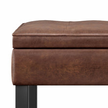 Load image into Gallery viewer, Cosmopolitan - Storage Ottoman Bench With Open Bottom
