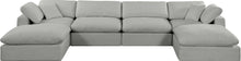Load image into Gallery viewer, Comfy - 6 Piece Linen Modular Double Chaise Sectional
