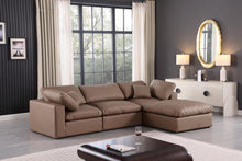 Load image into Gallery viewer, Comfy - 4 Piece Faux Leather Modular Sectional With Chaise
