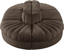 Load image into Gallery viewer, Rummi - Oval Velvet Performance Fabric Upholstered 6 Piece Modular Sectional
