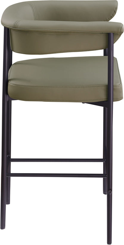 Malin - Faux Leather Counter Stool (Set of 2)
