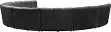 Load image into Gallery viewer, Infinity - 8 Piece Velvet Modular Sectional
