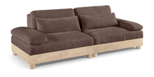 Load image into Gallery viewer, Turin - Chenille Fabric Upholstered Modular Sectional - Brown
