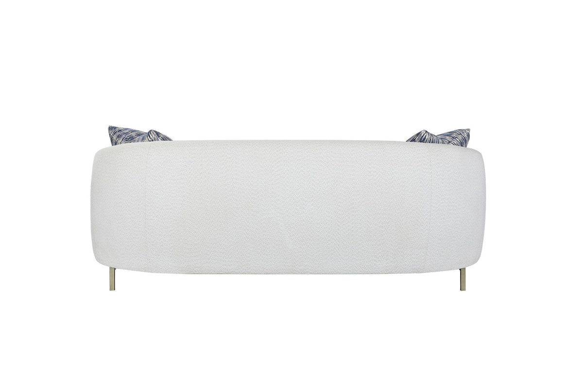 Elure - Dreamy Rounded Sofa - Light Gray