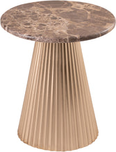 Load image into Gallery viewer, Cindra - Genuine Marble Top And Iron Base Table
