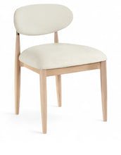 Load image into Gallery viewer, Riccio - Fabric Dining Side Chair (Set of 2) - Natural Frame
