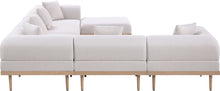 Load image into Gallery viewer, Laguna - 7 Piece Resilient Water Resistant Fabric 142" Upholstered Outdoor Patio Modular Sectional
