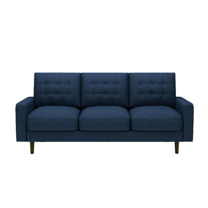 3 Seat Sofa Couch With Tufted Back Upholstered Couch For Living Room