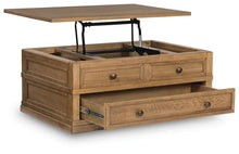 Load image into Gallery viewer, Sharlance - Lift Top Cocktail Table - Light Brown
