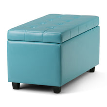 Load image into Gallery viewer, Cosmopolitan - Upholstered Storage Ottoman
