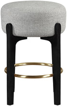 Load image into Gallery viewer, Torino - Backless Counter Stool With Brushed Black Base (Set of 2)
