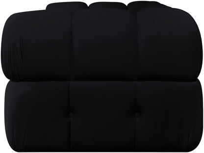 Orin - Velvet Performance Fabric Upholstered 2 Piece Modular Sofa (2 Corner Chairs)