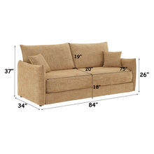 Load image into Gallery viewer, Cadie - Sofa With 2 Pillows - Mocha
