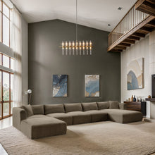 Load image into Gallery viewer, Shaggy - Fabric 6 Piece Modular Sectional With Chaise And Ottoman
