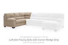 Load image into Gallery viewer, SimpleJoy - LAF Sofa With Corner Wedge - Sand
