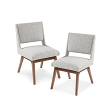 Load image into Gallery viewer, Boomerang - Dining Side Chair With Upholstered Cushions (Set of 2) - Light Gray
