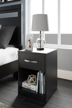 Load image into Gallery viewer, Finch - One Drawer Night Stand - 23" Height - Black
