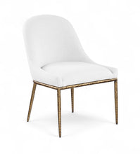 Load image into Gallery viewer, Ferro - Upholstered Dining Side Chair With Brushed Gold Legs
