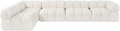 Orin - Velvet 5 Piece Modular Sectional