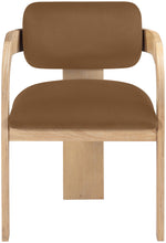 Load image into Gallery viewer, Cedra - Velvet Performance Fabric Upholstered Dining Chair (Set of 2) - Natural Frame
