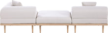 Load image into Gallery viewer, Laguna - 3 Piece Upholstered Outdoor Patio Modular Sofa With Backless Seat And 1 Arm
