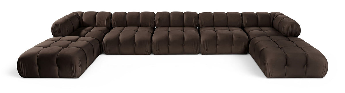 Orin - 7 Piece Modular Sectional (3 Modular Chairs, 2 Corner Chairs & 2 Ottomans)
