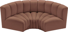 Load image into Gallery viewer, Arc - Faux Leather 3 Piece Modular U-Shaped Sofa
