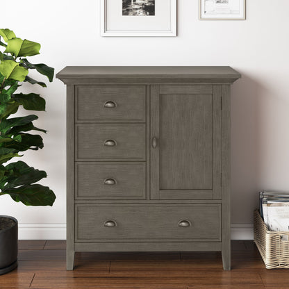Redmond - Medium Storage Cabinet - Dark Brown