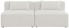 Load image into Gallery viewer, Cube - Linen Modular 2 Seat Armless Sofa
