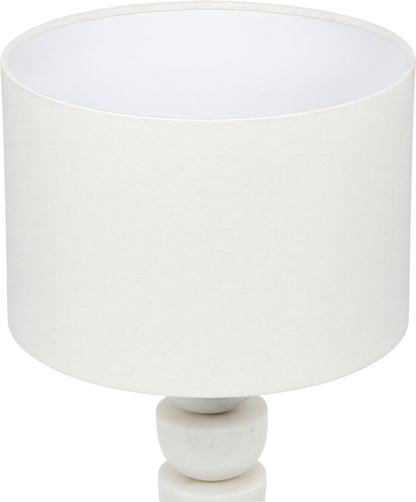 Opus - Linen Textured Fabric And Brass Table Lamp