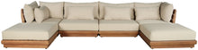 Load image into Gallery viewer, Mirella - 6 Piece Water Resistant Fabric Upholstered Outdoor Patio Modular Sectional
