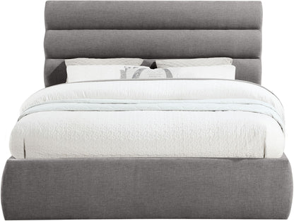 Adam - Chenille Fabric Bed With 52" Headboard