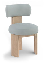 Load image into Gallery viewer, Atelier - Vegan Leather Upholstered Dining Chair (Set of 2) - Painted Natural Frame
