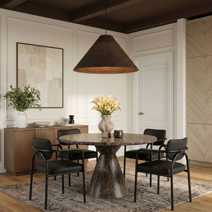 Serava - Vegan Leather Upholstered Dining Chair (Set of 2)