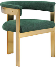 Load image into Gallery viewer, Romeo - Boucle Dining Chair With Gold Base (Set of 2)
