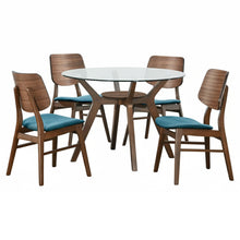 Load image into Gallery viewer, Oscar - Round Glass Dining Table Set
