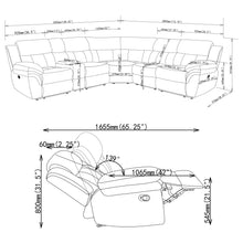Load image into Gallery viewer, Bahrain Modular Reclining Sectional Sofa

