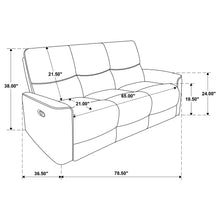 Load image into Gallery viewer, Navarro Reclining Sofa Set
