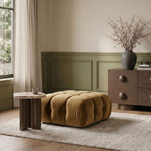 Load image into Gallery viewer, Orin - Velvet Performance Fabric Upholstered Modular Ottoman
